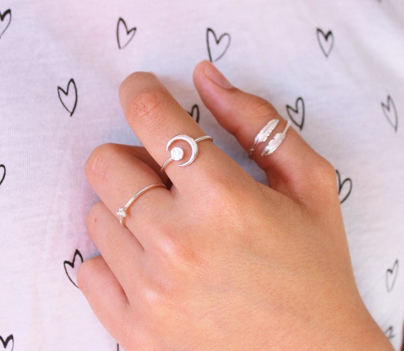 Best silver shop ring for girlfriend
