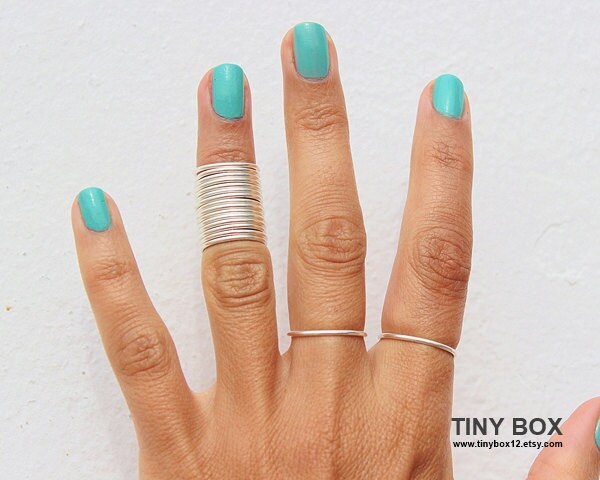 12 Stacking Rings Knuckle Rings Thin Knuckle Rings - Etsy