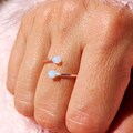 Opal Ring, Best friend Gift,Opal Ring Rose Gold, Opal, Rings, Best Friend,Bridesmaid Proposal;Gift