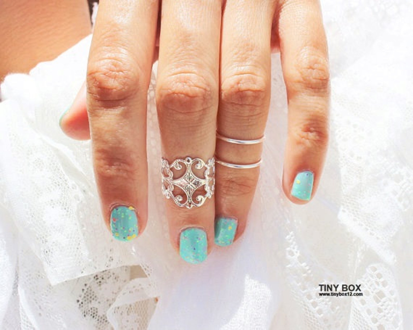 3 Cute Knuckle Ring Set Knuckle Rings Stacking Ring Etsy