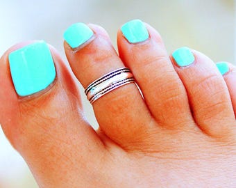 Silver Toe Ring, Toe Rings for Women, Fußschmuck, Zehenringe bei Frauen, Zehenringe Silßer 925, Zehenringe Damen,Geburtstagsgeschenk für sie