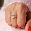 Opal Ring, Best friend Gift,Opal Ring Rose Gold, Opal, Rings, Best Friend,Bridesmaid Proposal;Gift