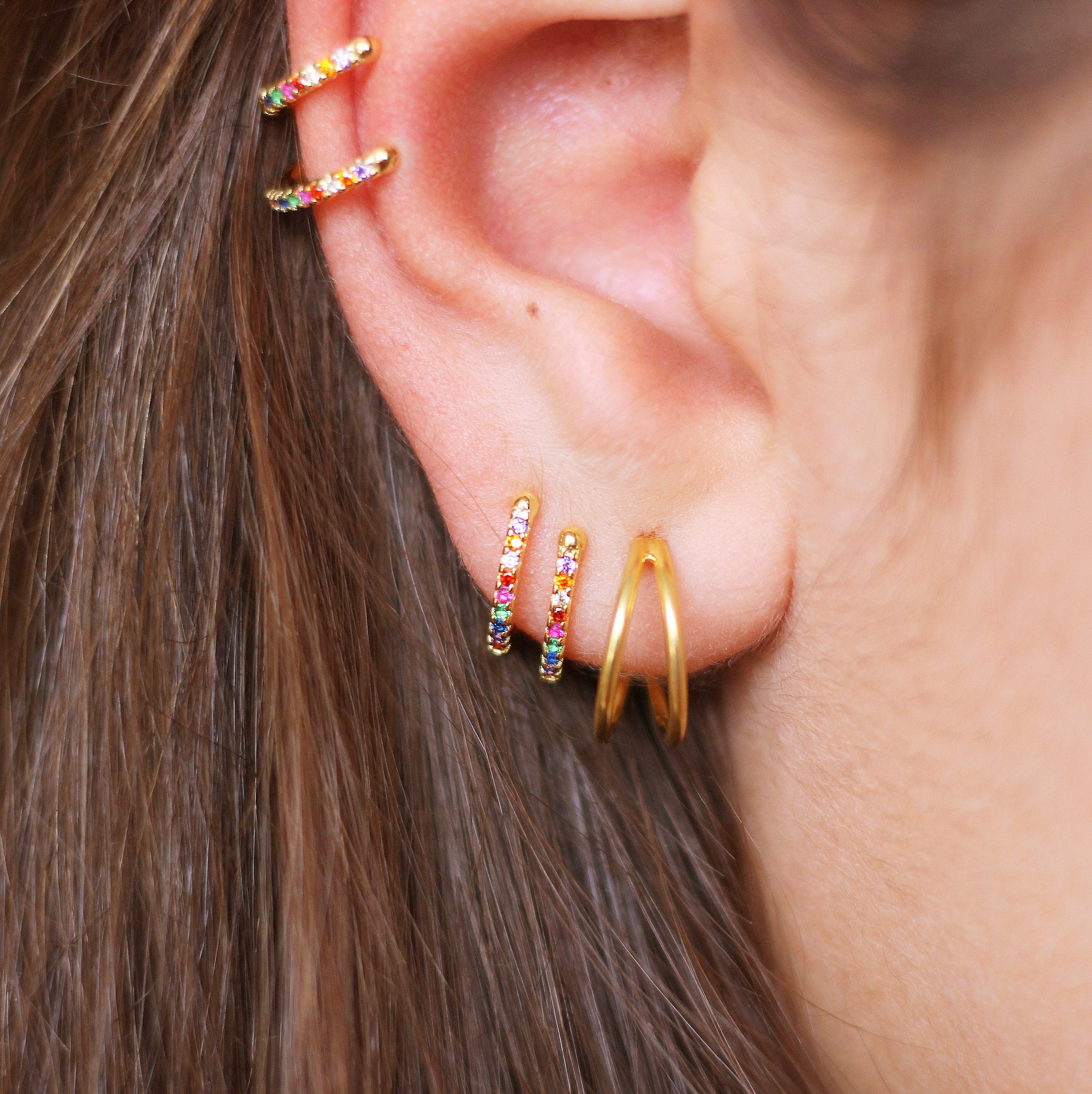 Rainbow ear best sale
