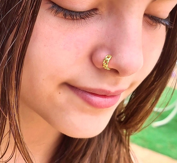 Nose Ring with Chain