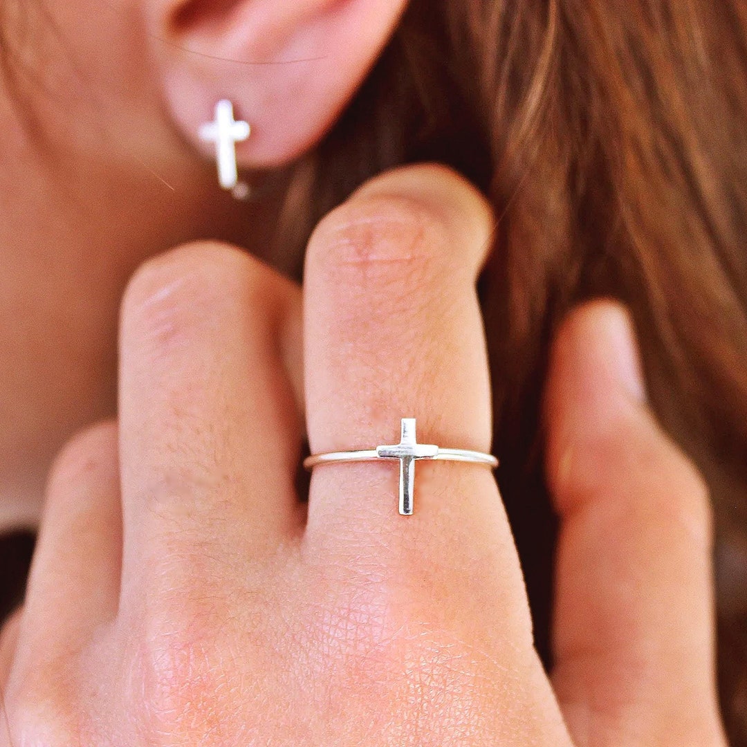 指輪・リング +ENGBROX+ silver925 vera cross ring EBRG22004SV vera cross ring - ENGBROX | 60% - Asian Fashion Online Store