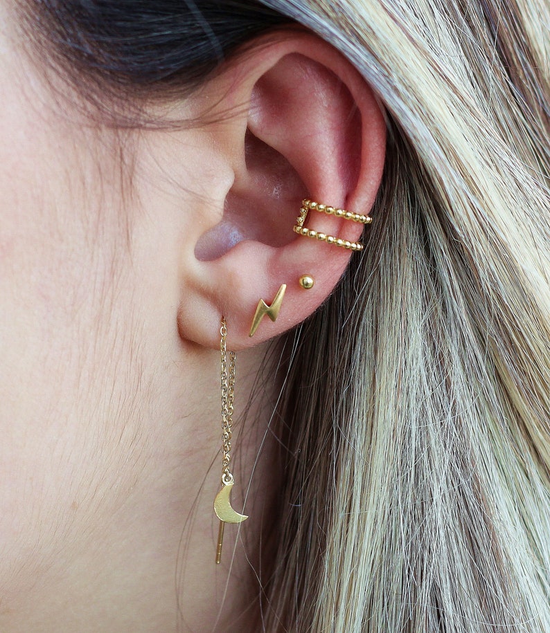 Ear Cuff No Piercing Conch Earring Rose Gold Ear Cuffs Etsy