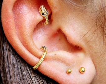 Snake rook piercing deals