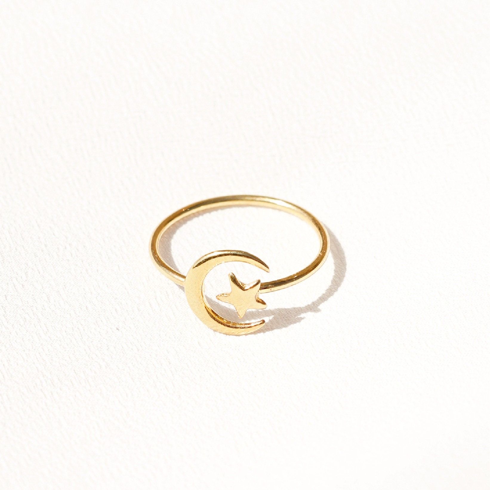 Anello Luna E Stella Argento 925 - Foto 5