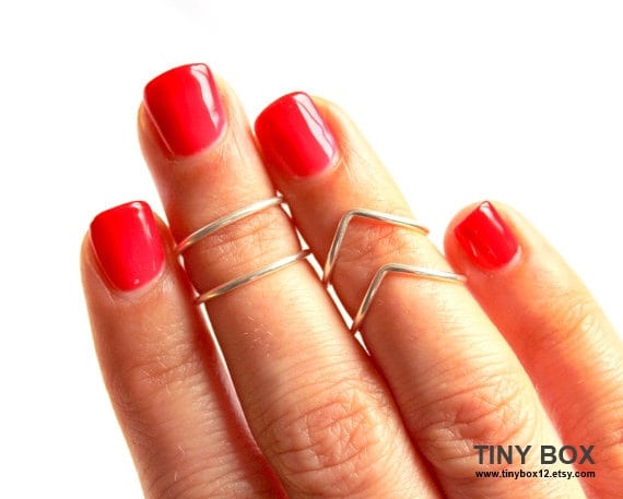 Guanyj Knuckle Rings Set voor Vrouwen Meisjes Slangenketting Stapelring