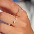 Moonstone, Moonstone Ring, Sterling Silver Ring, Moonstone Gold  Ring, Rose Gold Ring, Moonstone Stacking Ring, Moonstone product logo