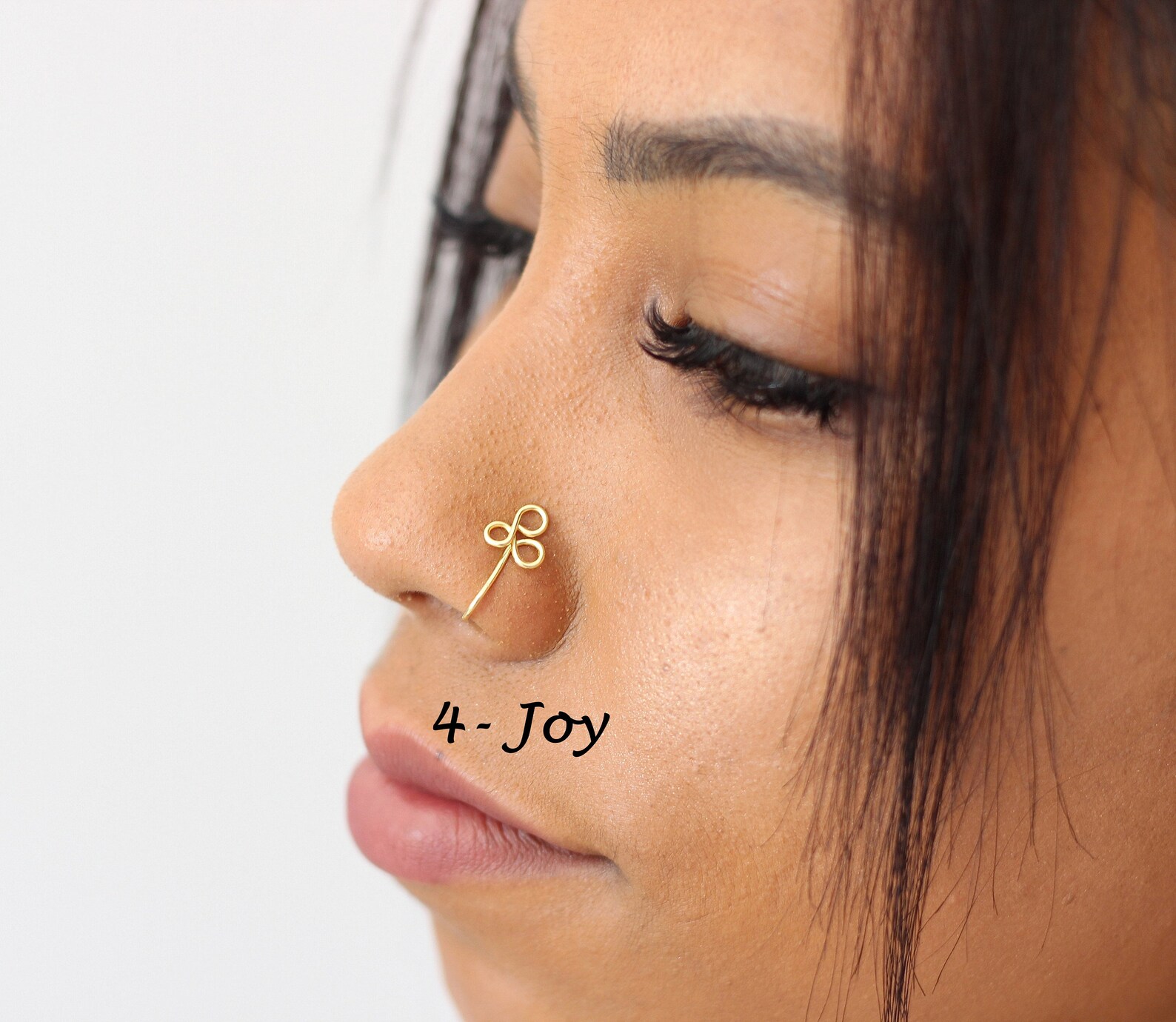 Gold Nose Cuff No Piercing Needed Fake Nose Ring Wire Nose Etsy