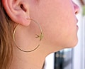 Dainty Hoop Earrings, Creoles, Gold Hoop Earrings, Huggie Hoops Earrings,  Gift for Her Birthday Gift product logo