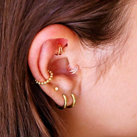 BECOME TREE CONCHO×HOOP PIERCE ピアス 両耳