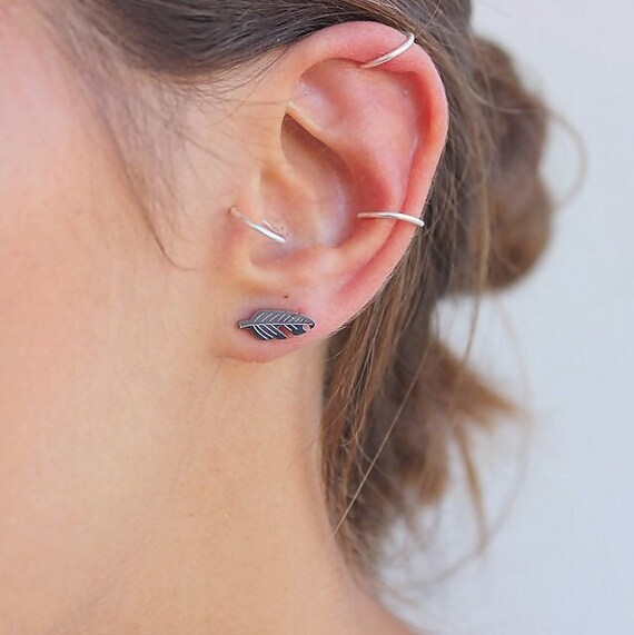 Tiny hoop 2024 earring set