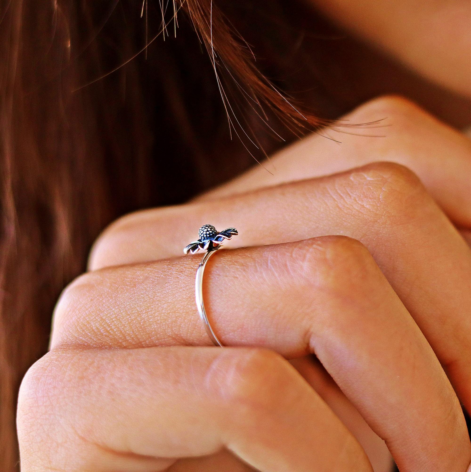 Anelli Da Donna Regolabili, Anelli Aperti In Argento, Anello - Foto 5