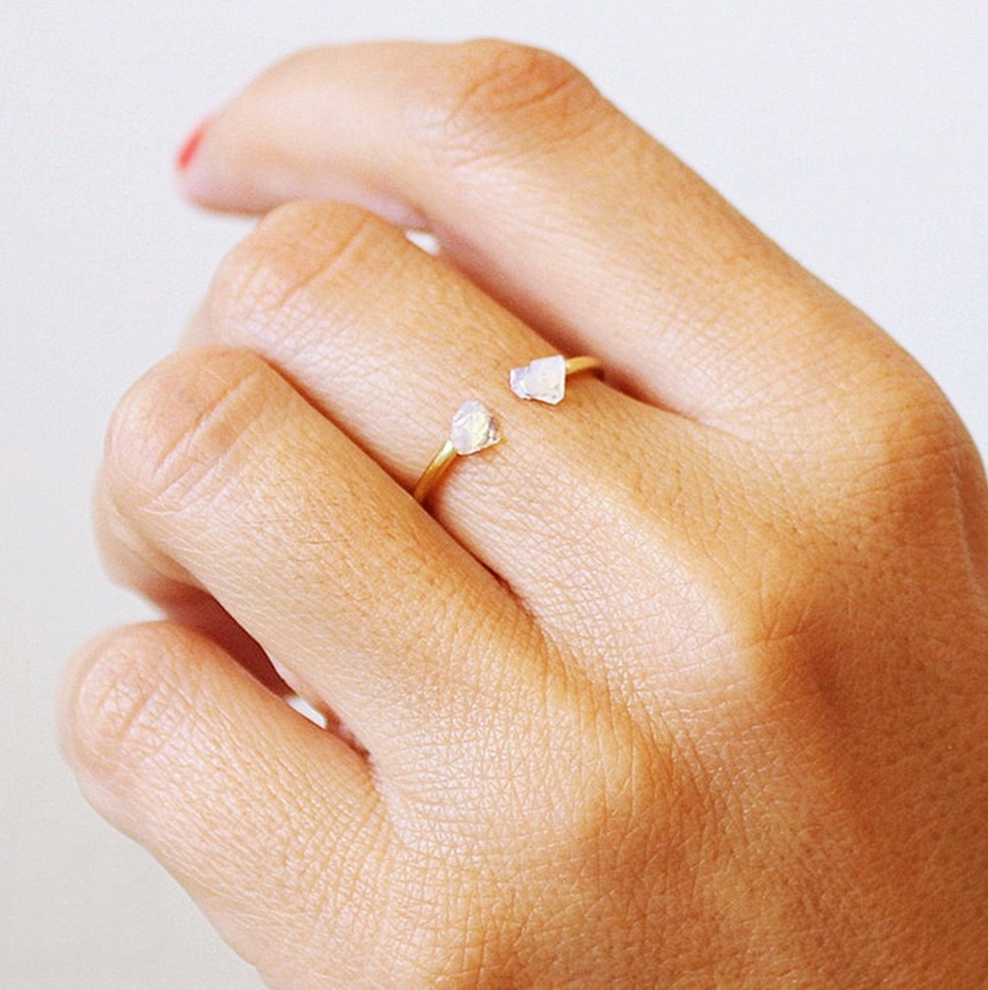 Raw Opal Ring Gift for Wife Opal 