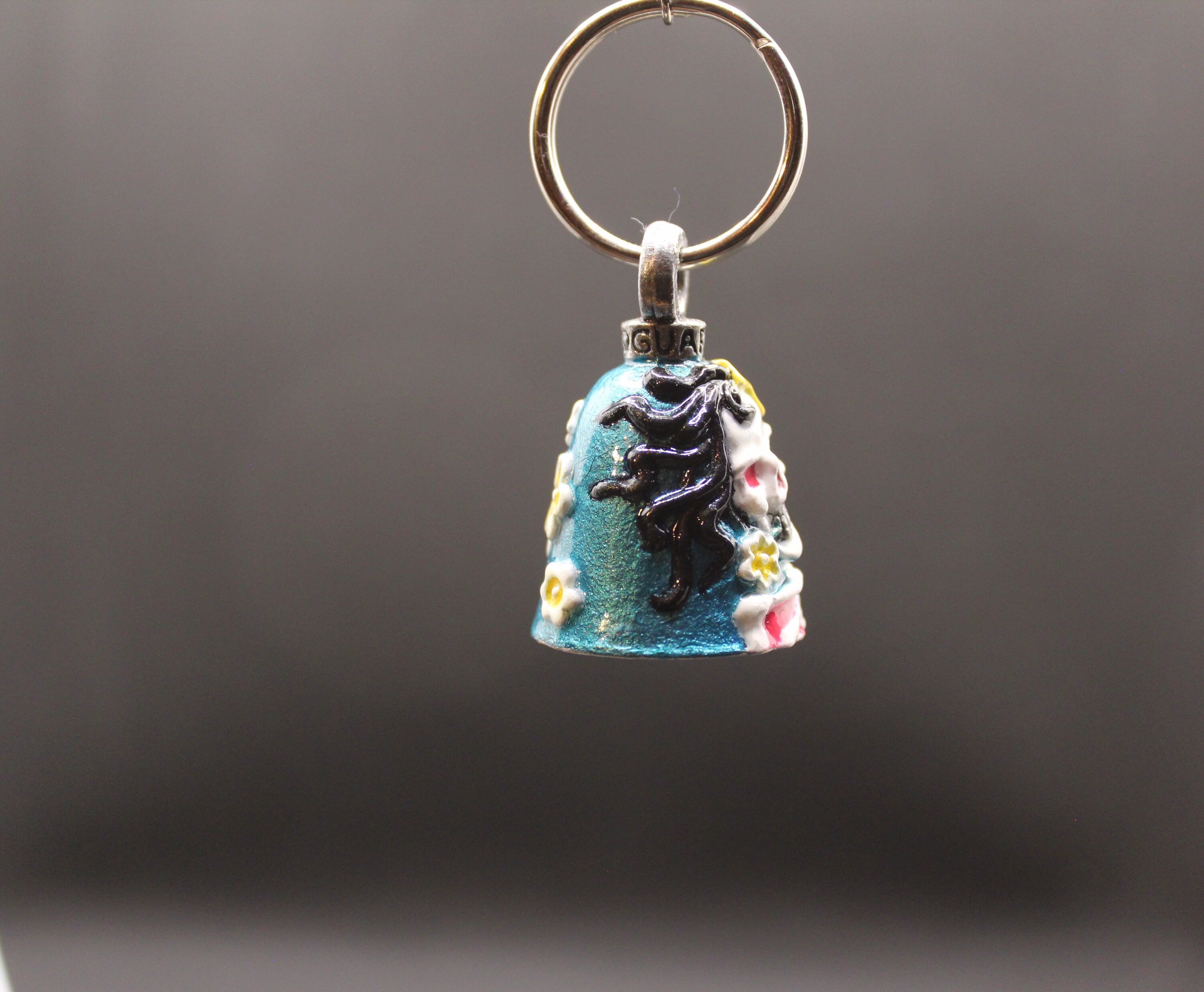 Lady Skull Hand Painted Guardian Motorcycle Guardianbell