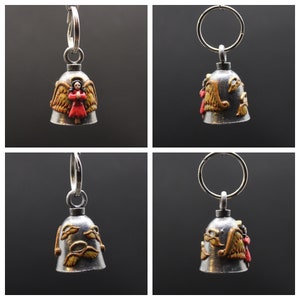Halo Hand Painted Motorcycle Guardian Bell - MB-4153-Halo