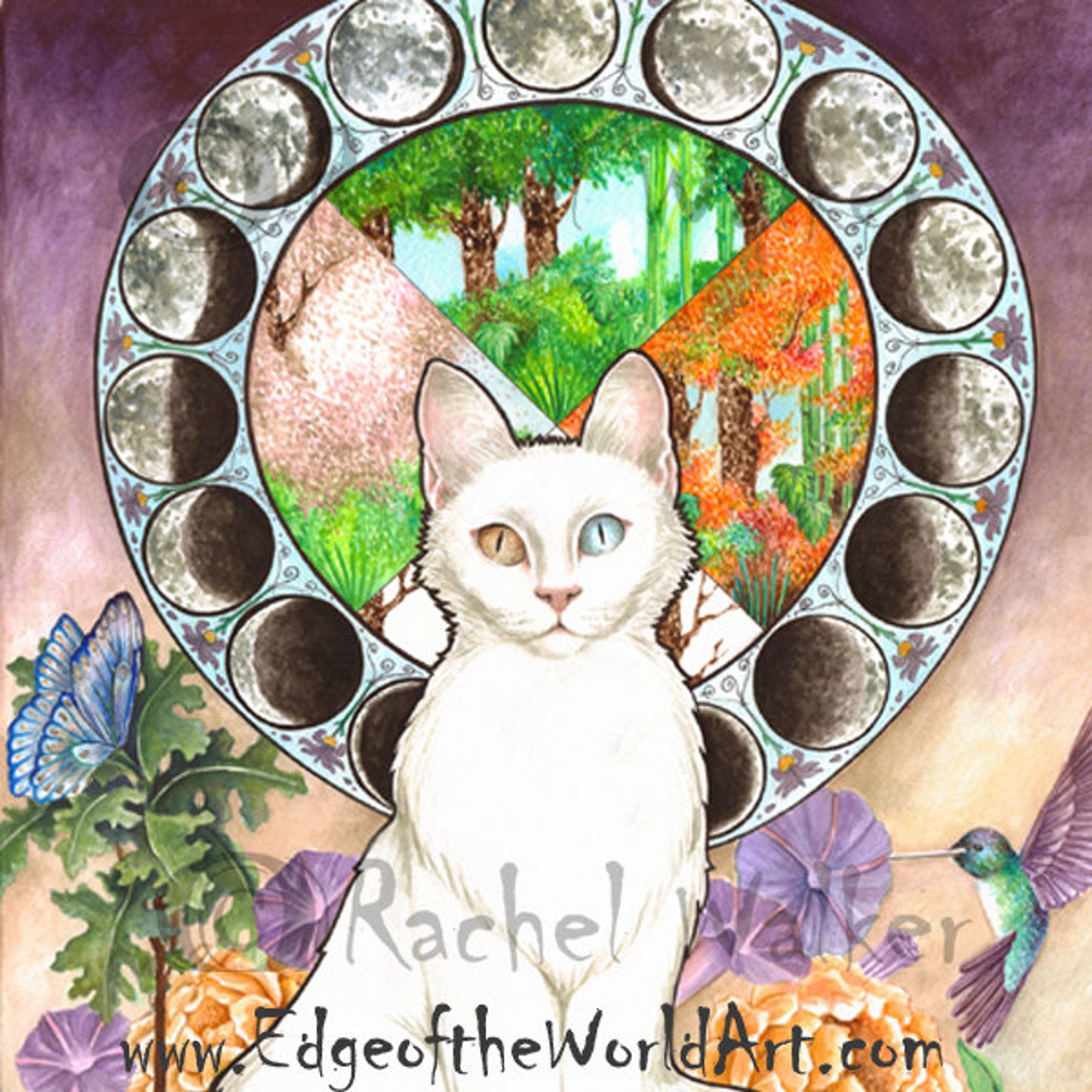 Year of the Cat, Phases of the Moon, Tree of Life, Skull, Death ...