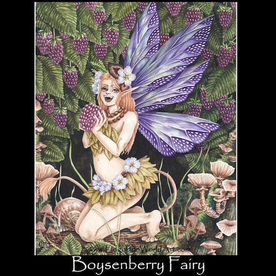 Boysenberry Fairy, Victorian, Island Paradise, Fairy Fangs, Berry