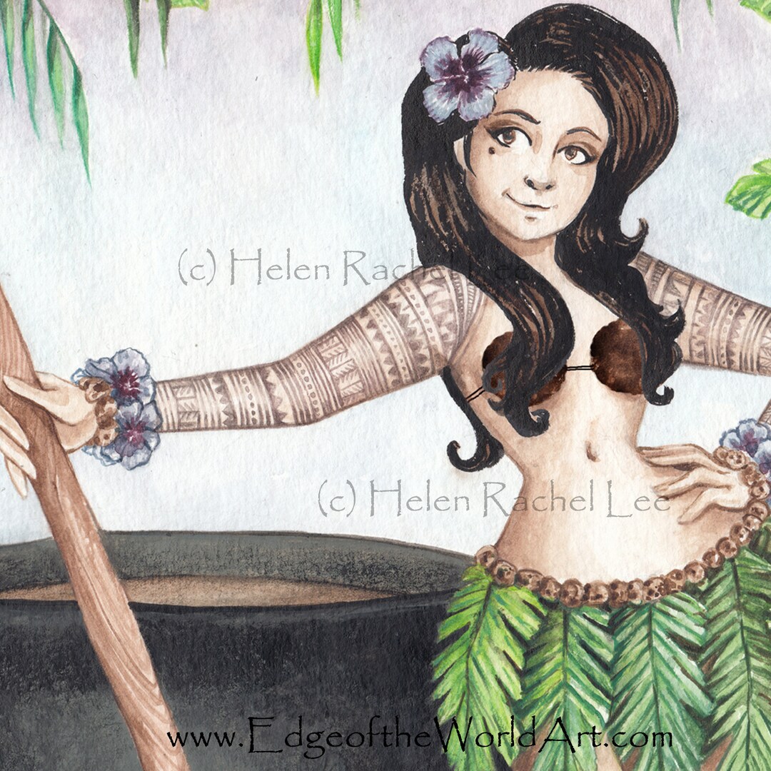 Boysenberry Island Head Hunter Canabal Tattoo Travel Etsy