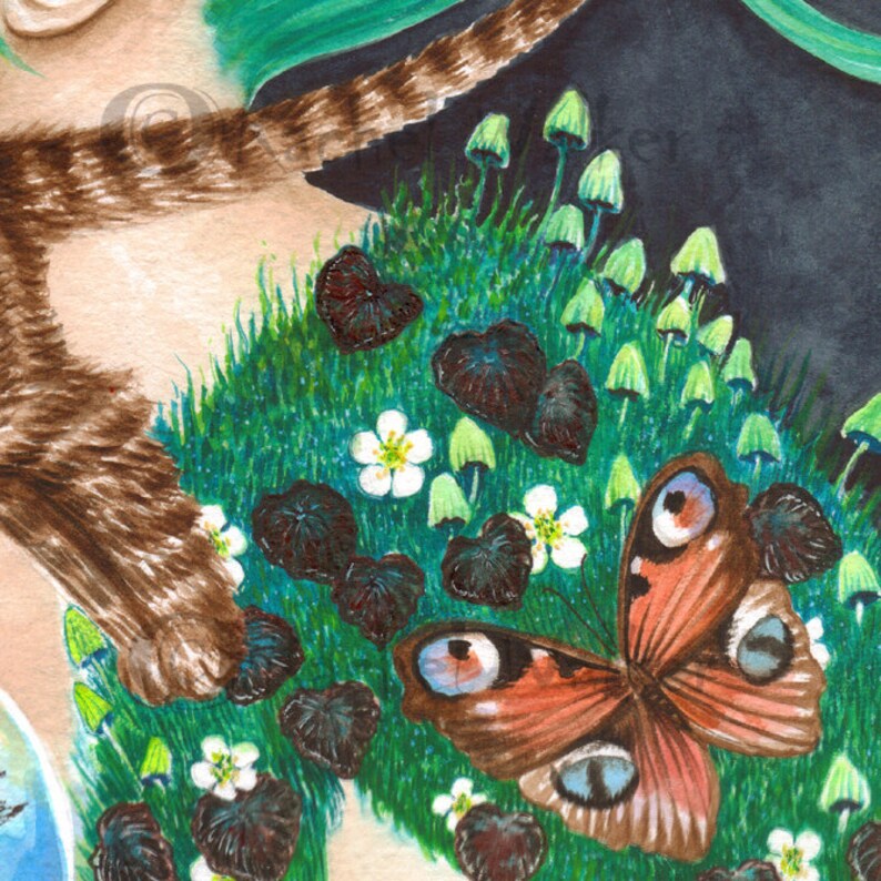 Goddess of creation and god picture