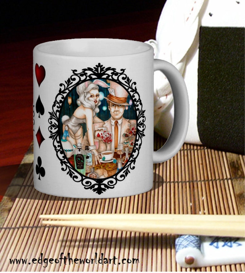Mad Hatter Tea Party Allice in Wonderland 11oz Ceramic Mug