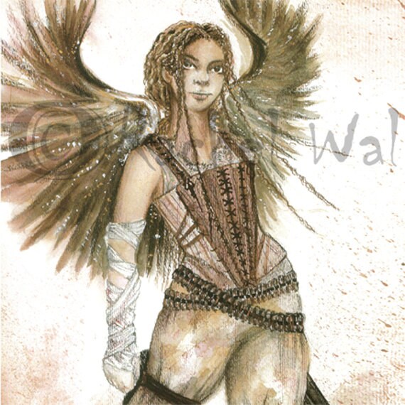 Battle Angel Other World Apocolypse Badass Strong African Etsy