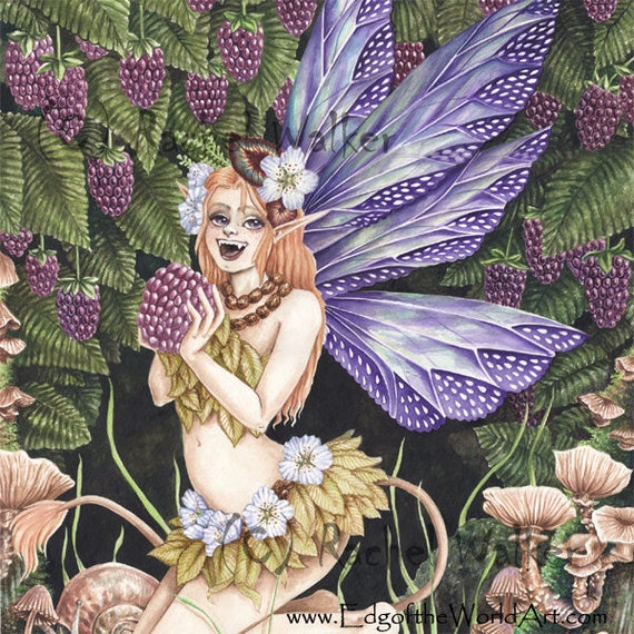 Boysenberry Fairy, Victorian, Island Paradise, Fairy Fangs, Berry
