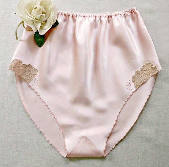 Vintage lingerie 1930s rayon/silk satin charmeuse