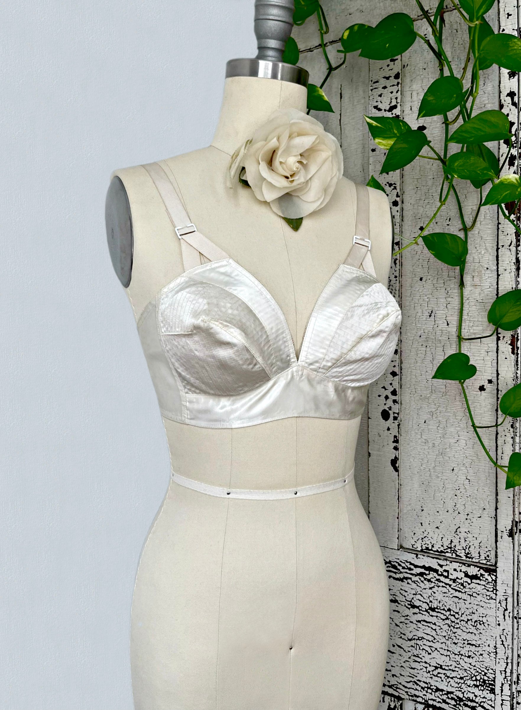 Silk Lace bra/ French style Silk Bra/Pantie, Women Lingerie Bra, Wedding  white lace bra