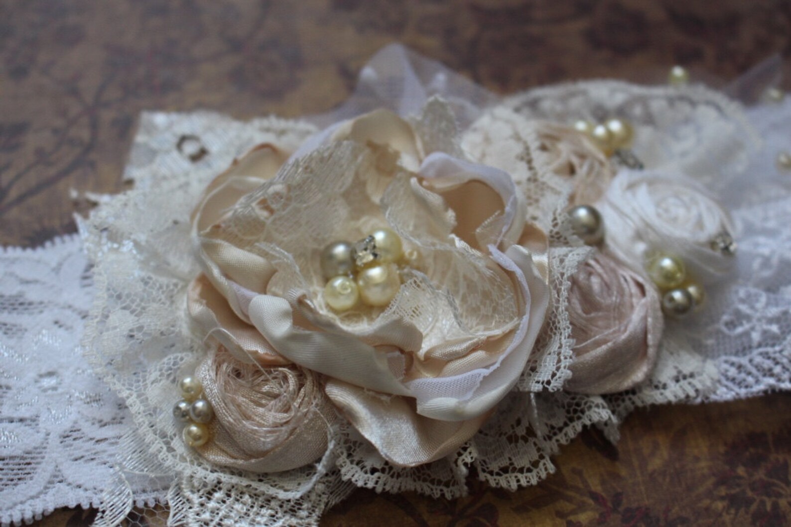 Christening Headband Baptism Hair Accessory Baby Girl Etsy