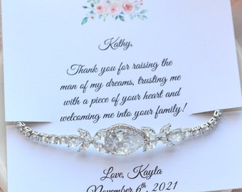 Mother of the Groom Bracelet, Mother of Groom Gift, Mother of the Bride Gift, Mother wedding bracelet, Mother in Law