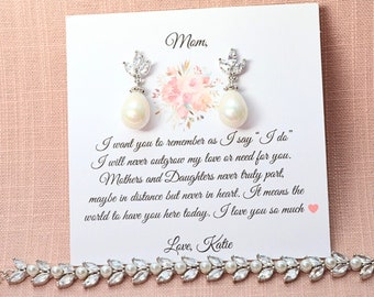 Gift for Mom on wedding day from daughter, Mother of the Bride gift from Daughter, Wedding Gift, Mother of the Groom Gift from Son