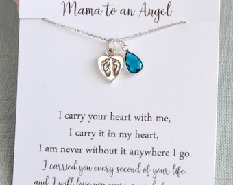 Miscarriage Gift Necklace, Memorial Gift, Stillborn Necklace, Mom of an Angel, Bereavement Gift, Loss of Child, Loss of Baby