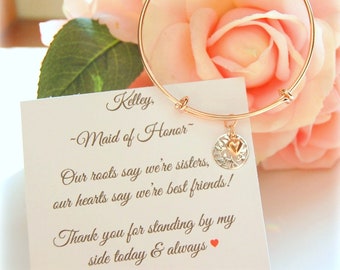 Maid of Honor Gift Sister, Maid of Honor Bracelet, Maid of Honor Proposal, Maid of Honor bracelet, Maid of Honor Jewelry