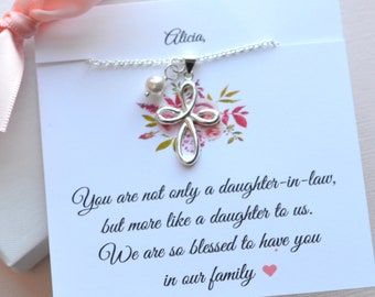 Daughter in Law Gift, Bonus Daughter Necklace, Daughter in Law, Jewelry for Daughter in Law, New Daughter in Law gift