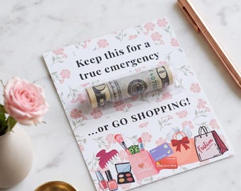 Funny Cash Gift for Teen Girl,Money Holder Gift, Give cash as a Gift for Birthday, Holiday, Christmas presents