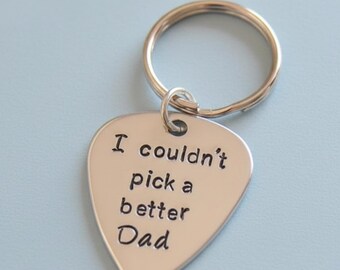 Personalized Guitar Pick for Dad, Christmas Gifts for Him, Father of the Bride