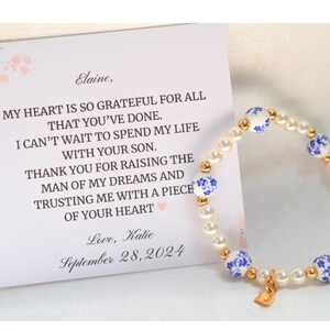 Mother of the Groom Bracelet, Gift for Mom, Pearl Bracelet, Wedding Bracelet, Mother of the Bride Gift, Wedding Jewelry for Mom