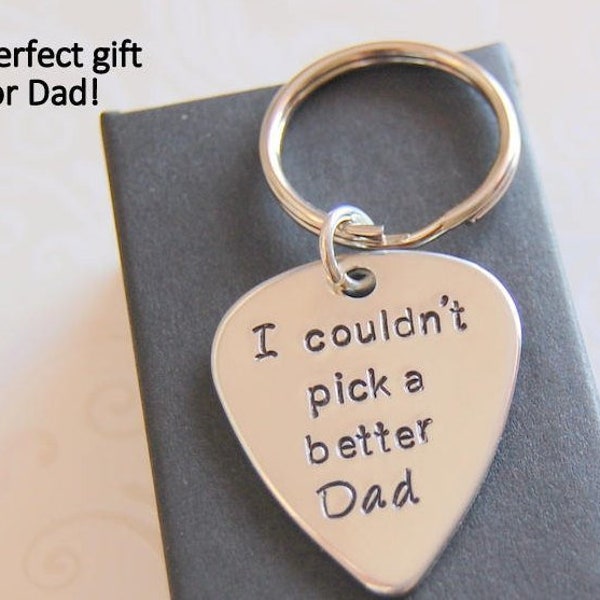 Personalized gifts for Dad, Christmas Gifts for Dad, Keychain, Father of the Bride, Dad Birthday gift, Couldn't pick a better dad