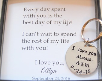 GROOM gift from bride, wedding day gift to groom, from bride to groom, wedding keepsake to groom