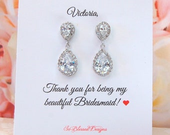 wedding earrings for bridesmaids