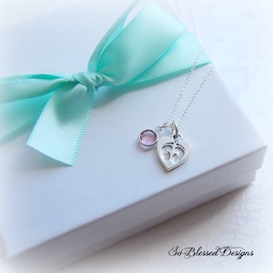 Mommy to Be Gift, First Mothers Day, Mom to Be Gift, Baby Feet Necklace, Baby shower gift for Mom to be, Expectant Mother, Adoption Gift