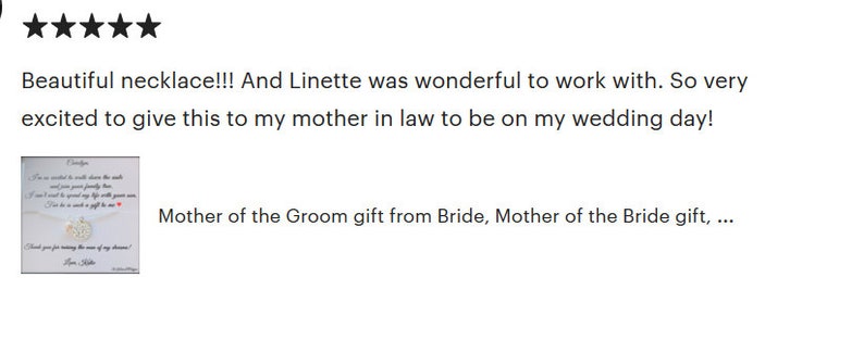 Mother of the Groom gift from Bride, Mother of the Bride gift, Mother in Law Gift, Mother of Groom from Bride, Wedding gift image 3