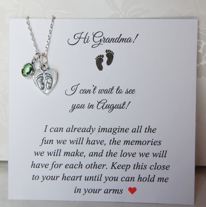 Grandma to Be Gift Pregnancy Announcement Gift for Grandma Etsy