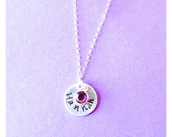 Personalized Mothers necklace, Mommy necklace, Mothers charm necklace, GREAT Bday or Valentines Gift