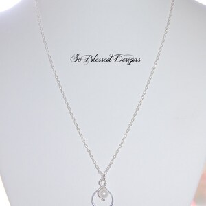 Maid of Honor Sister Gift, Matron of Honor, Infinity necklace, asking sister to be in wedding, Matron of Honor image 3