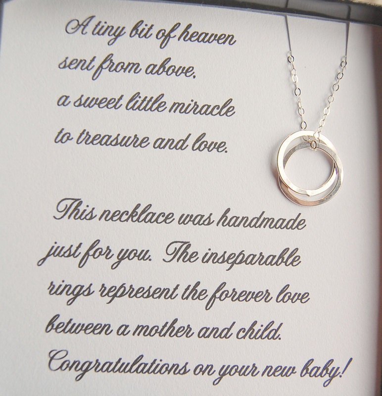 New MOM Baby Shower Gift Jewelry for New Mommy Mothers Necklace