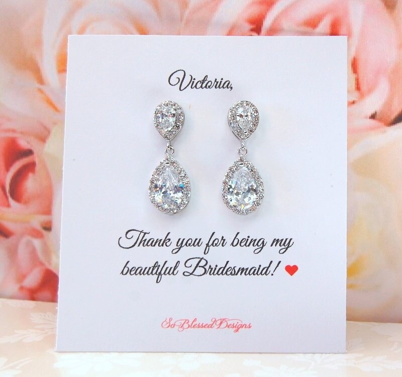 Sterling Silver Teardrop Earrings